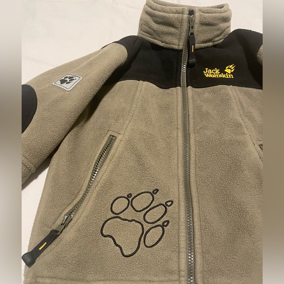 Jack Wolfskin Kids Fleece Soft Shell Jacket size 5/6 - Picture 3 of 7